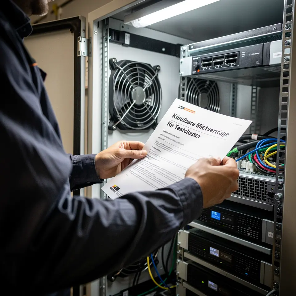 Kündbare Mietverträge für Testcluster